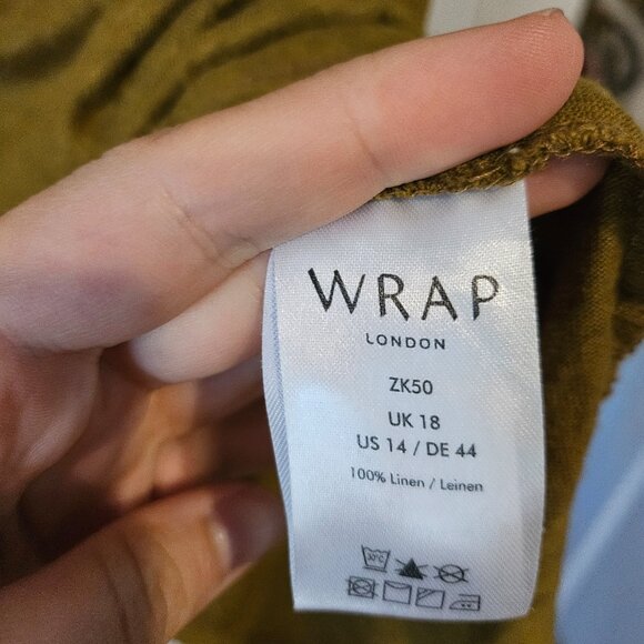 Olive Linen Jersey - Picture 3 of 7